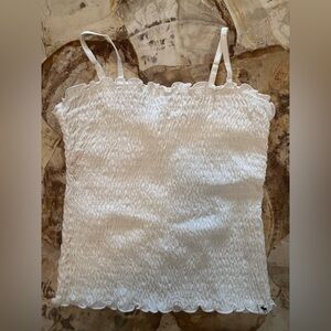 Abercrombie Kids White Tank Top